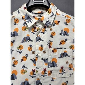 North Face Baytrail Short-Sleeve Scenic Tropical Desert Print Men's‎ L Shirt AOP